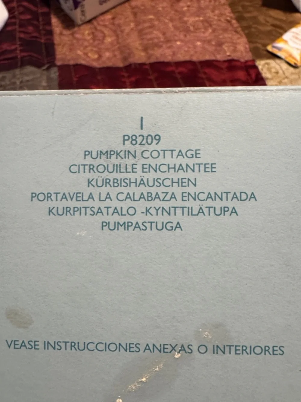 Party light NIB Decorative Pumpkin Cottage P8209  House‎ - Picture 2 of 4